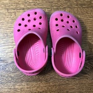 Pink crocs!!